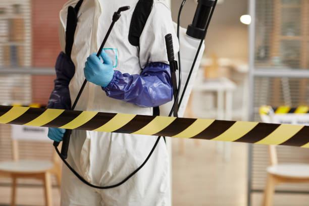 Professional Biohazard Cleanup technician working in Springville, IA